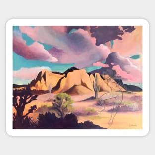 The Superstition Mountains Sticker